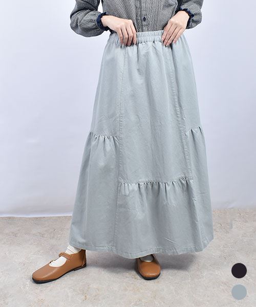 drug store's ツイル  ハギハギ スカート