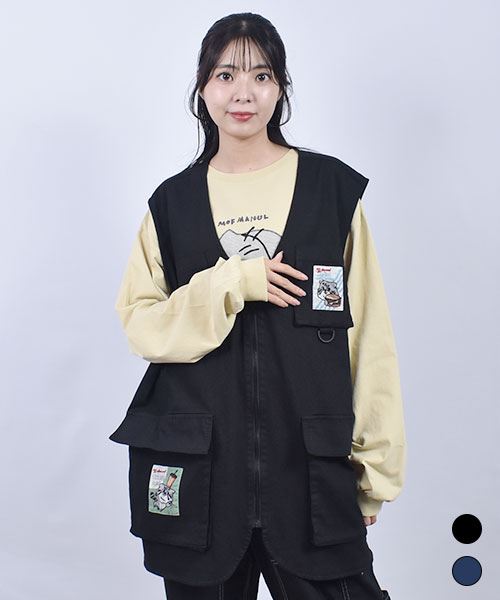 mof manul 立衿 マヌルネコネーム ツイル ベスト