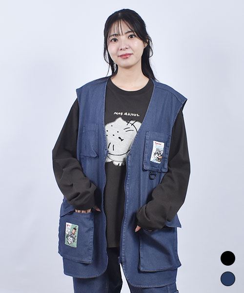 mof manul 立衿 マヌルネコネーム ツイル ベスト