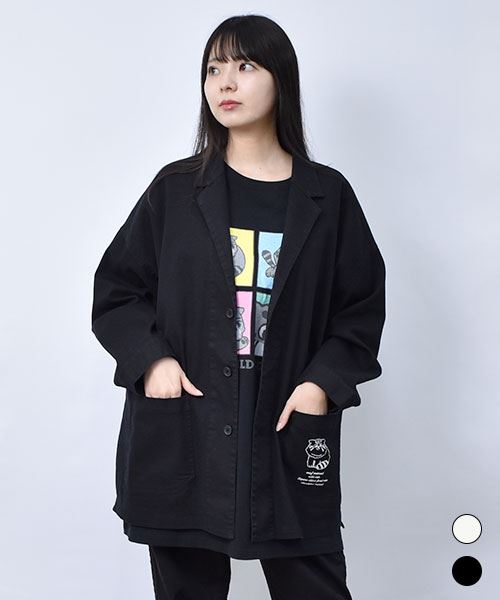 【ジャケット】 シンプル テーラード風 ジャケット