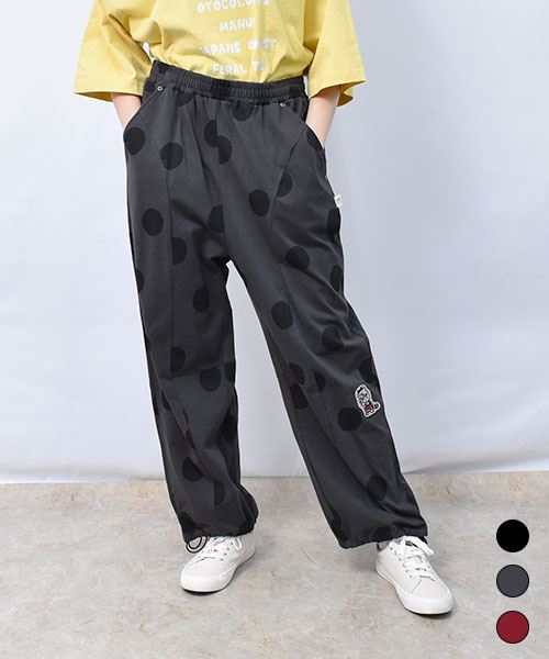 【パンツ】 ジョガー ドット カーブパンツ