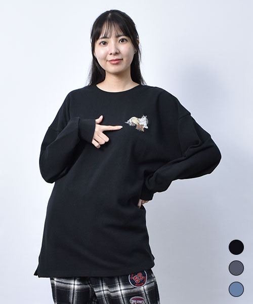 【トレーナー】 将軍スタンディ&午年 BIG ロンT