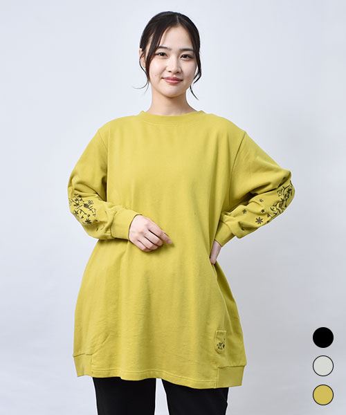 【スウェット トレーナー】 ミニポケ ゆったり トレーナー