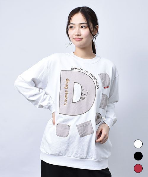 【スウェット トレーナー】 スタンディ ミニポケ トレーナー