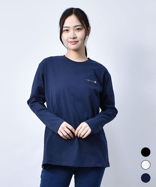 【トレーナー】 ワンポイント シンプル ロンT