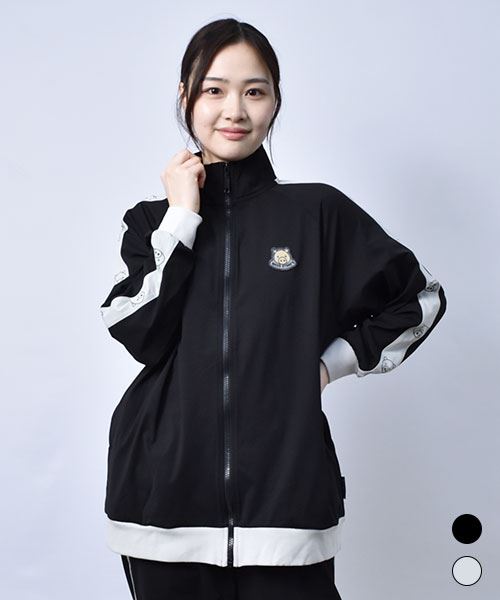 【ブルゾン】 サイドライン ジャージ ブルゾン