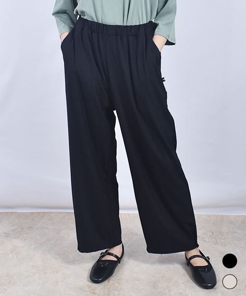 drug store's 裾脇タック リブパンツ