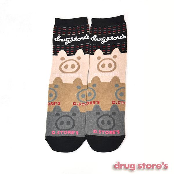 drug store's 【クルーソックス】 2Pセット買いでお得☆オリジナルソックス