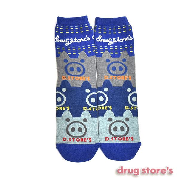 drug store's 【クルーソックス】 2Pセット買いでお得☆オリジナルソックス