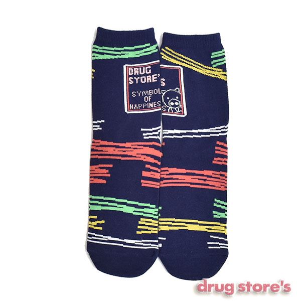 drug store's 【クルーソックス】 2Pセット買いでお得☆オリジナルソックス