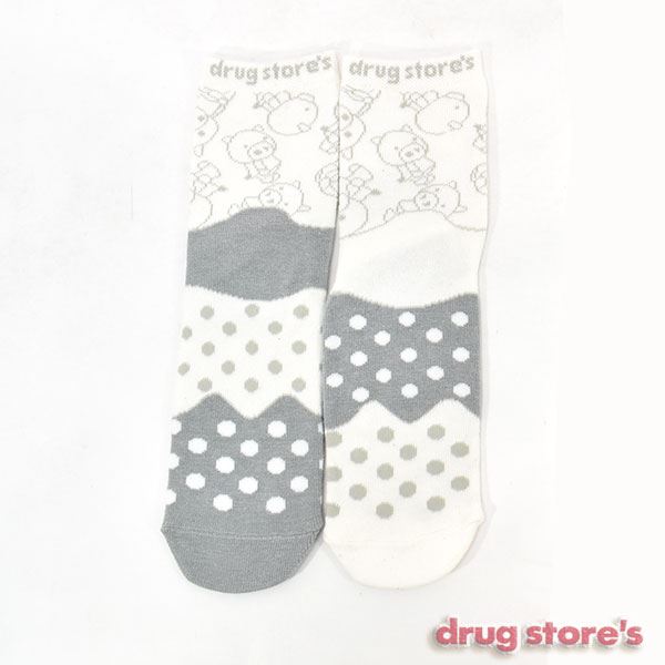 drug store's 【クルーソックス】 2Pセット買いでお得☆オリジナルソックス