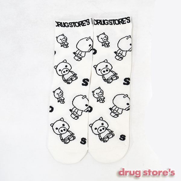 drug store's 【クルーソックス】 2Pセット買いでお得☆オリジナルソックス