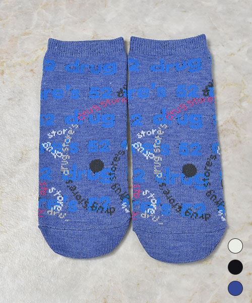 drug store's 【アンクルソックス】 3Pセット買いでお得☆オリジナルソックス