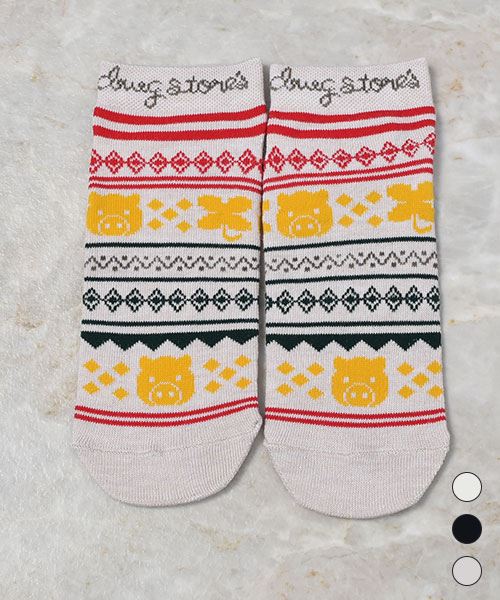 drug store's 【アンクルソックス】 3Pセット買いでお得☆オリジナルソックス