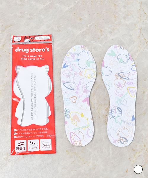 drug store's 総柄 クッション インソール