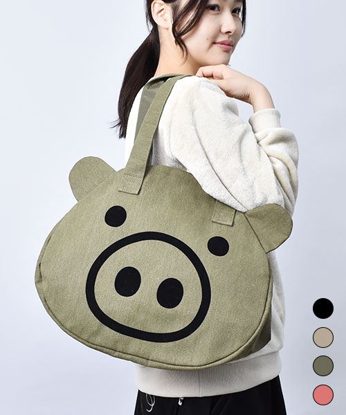 【トートバッグ】 スタンディ 顔バッグ 大