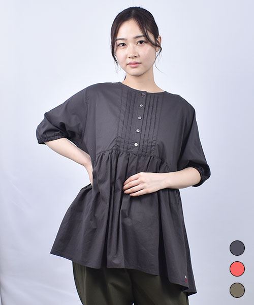 D.S.CLUB 60'sローン ピンタックチュニック