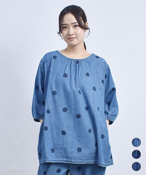 D.S.CLUB 4.5ozデニム ブラウス
