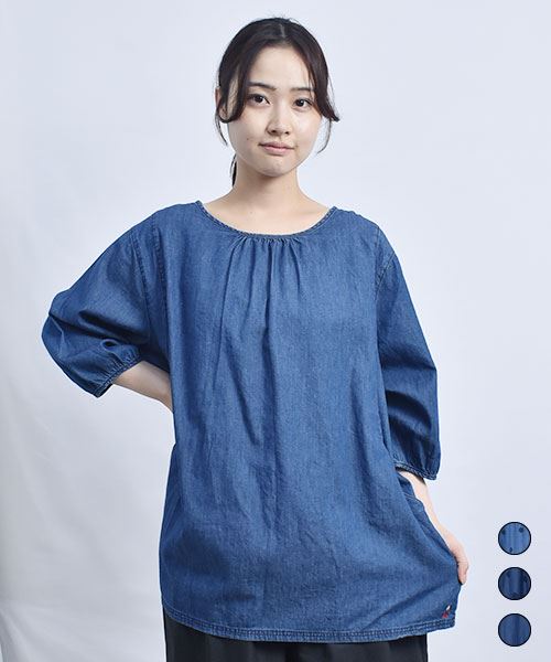 D.S.CLUB 4.5ozデニム ブラウス