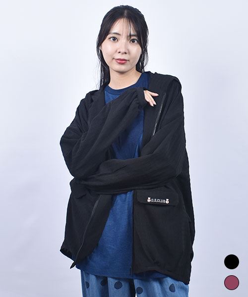 D.S.CLUB 裾タック パーカー