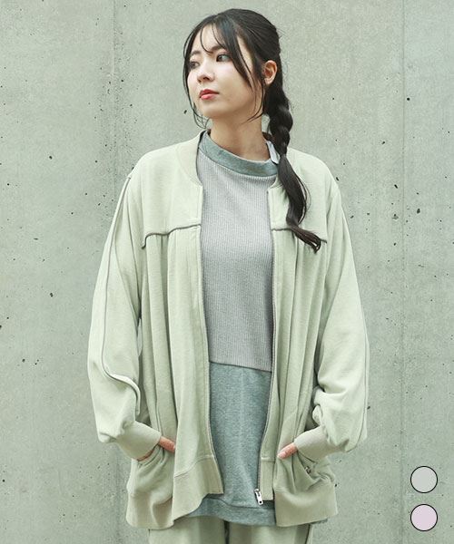 D.S.CLUB ブタ刺繍 裏起毛 ブルゾン