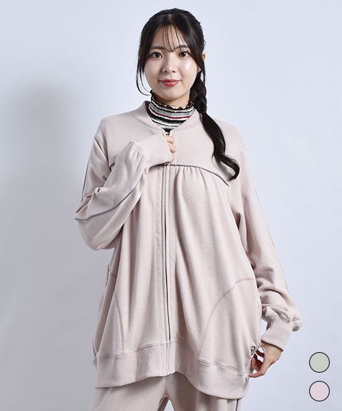 D.S.CLUB ブタ刺繍 裏起毛 ブルゾン