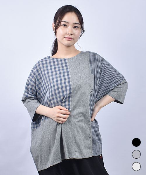 D.S.CLUB 別布切替 BIG シルエットT