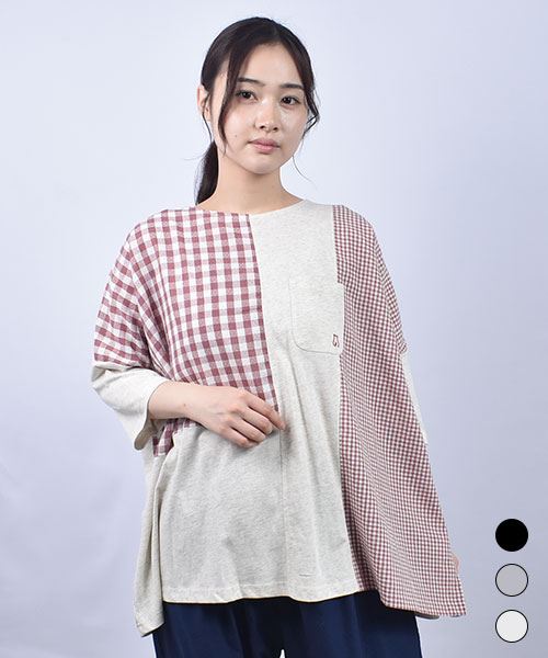 D.S.CLUB 別布切替 BIG シルエットT