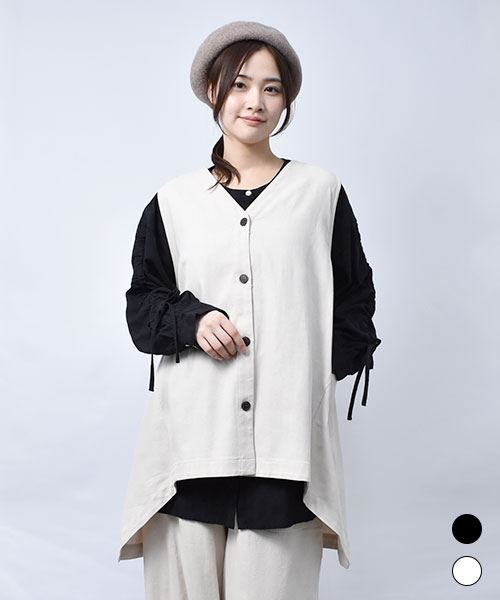 【ベスト】 シンプル Aライン ベスト